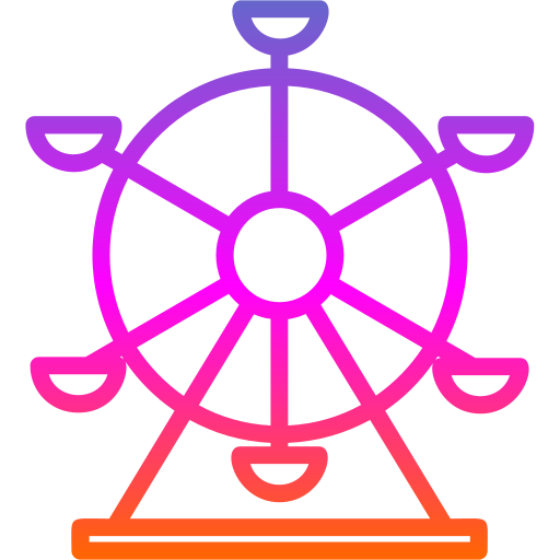 grande roue Icône gratuit grande roue Icône gratuit