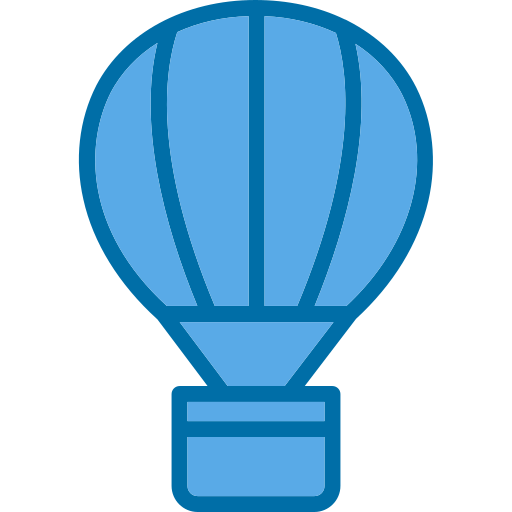 globo aerostático icono gratis