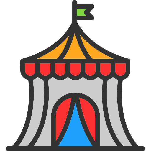 chapiteau de cirque Icône gratuit