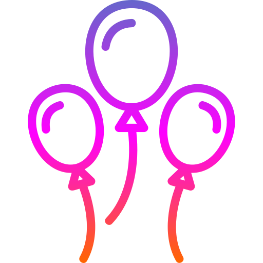 balões grátis ícone