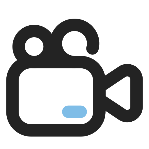 camara de video icono gratis