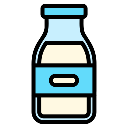 Milk bottle Generic color lineal-color icon