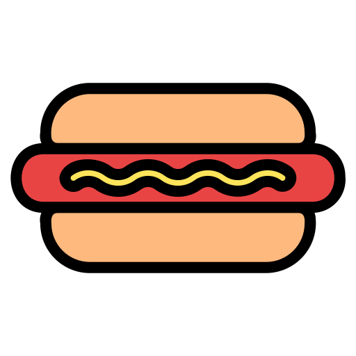 Hot dog free icon