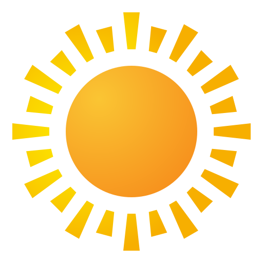 Sun Generic gradient fill icon