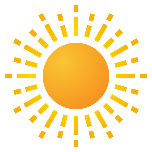 Sun Generic gradient fill icon