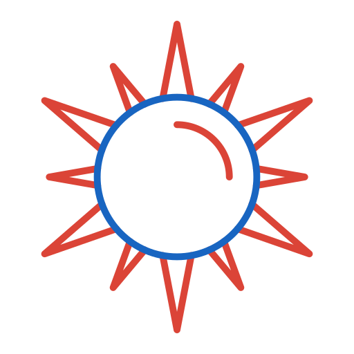 Sun free icon