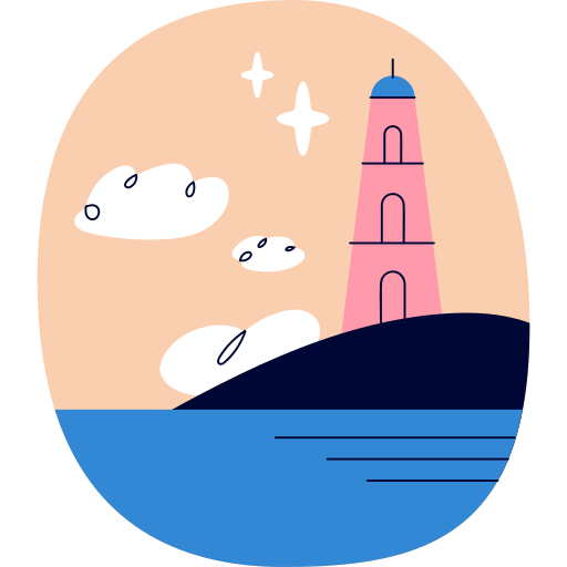 leuchtturm kostenlos Sticker