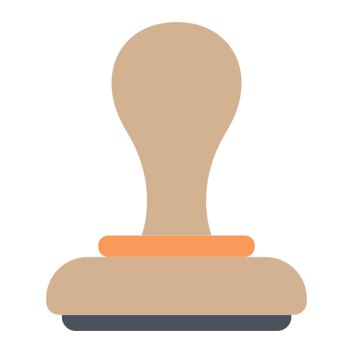 estampilla icono gratis