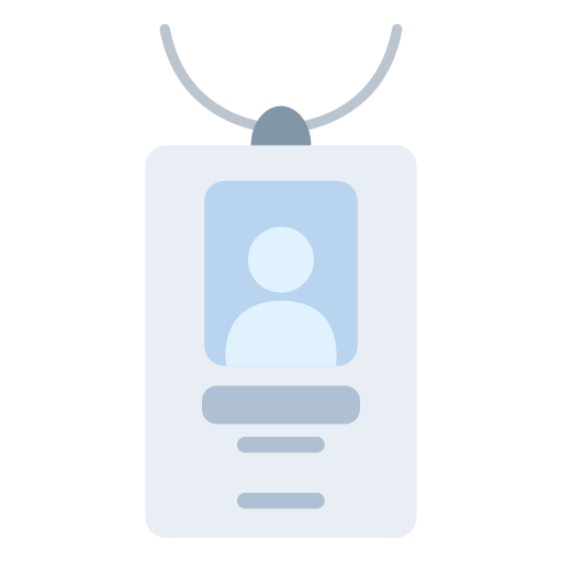 tarjeta de identificación icono gratis