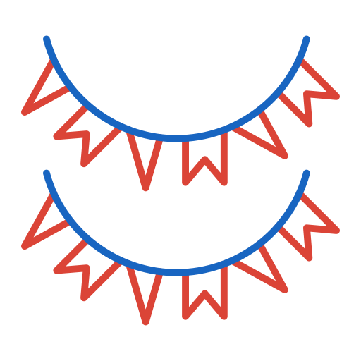 guirnaldas icono gratis