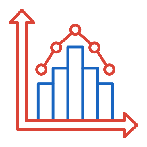 gráfico de barras icono gratis