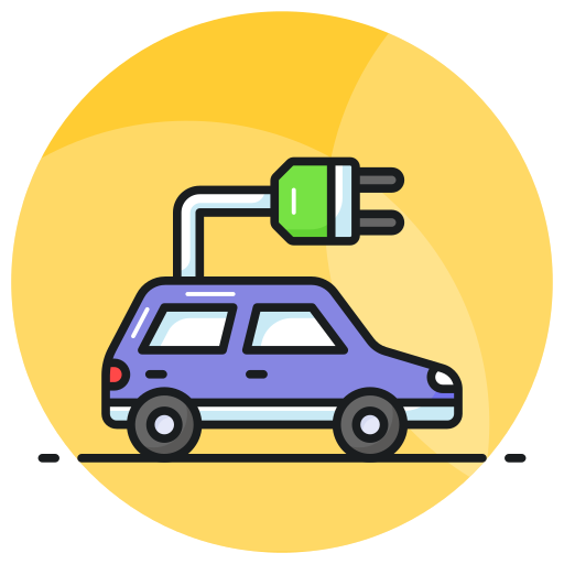 coche ecológico icono gratis