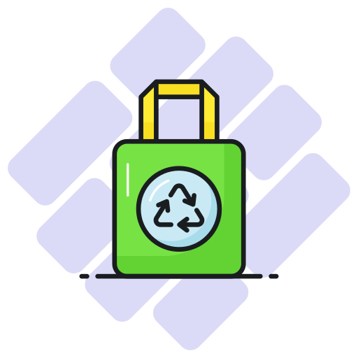 bolsa de reciclaje icono gratis