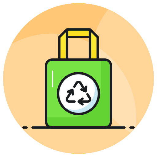 bolsa de reciclaje icono gratis