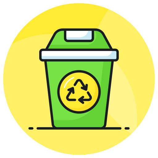 papelera de reciclaje icono gratis