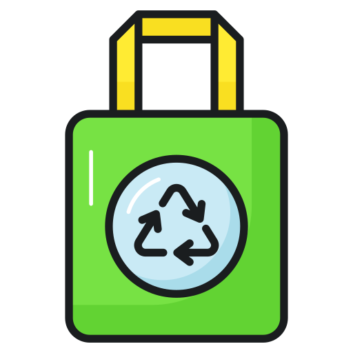 bolsa de reciclaje icono gratis