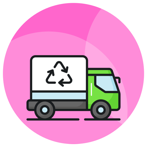 Recycling truck - Free transportation icons