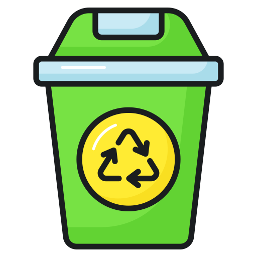 papelera de reciclaje icono gratis