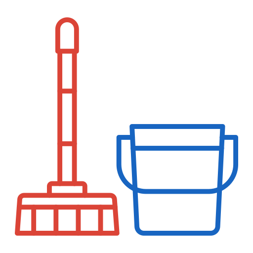 trapeador de piso icono gratis