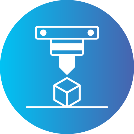 3d printing Generic gradient fill icon