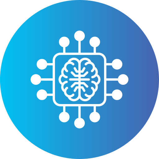 Artificial intelligence Generic gradient fill icon