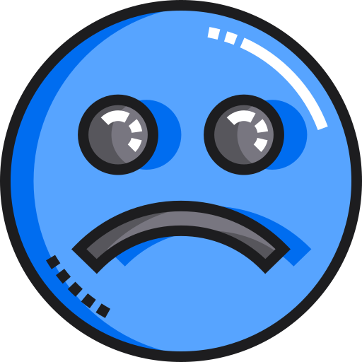 frunció el ceño icono gratis