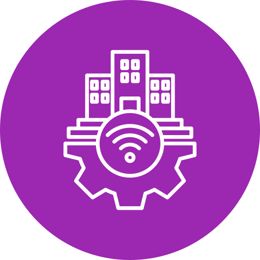 Smart city Generic color fill icon