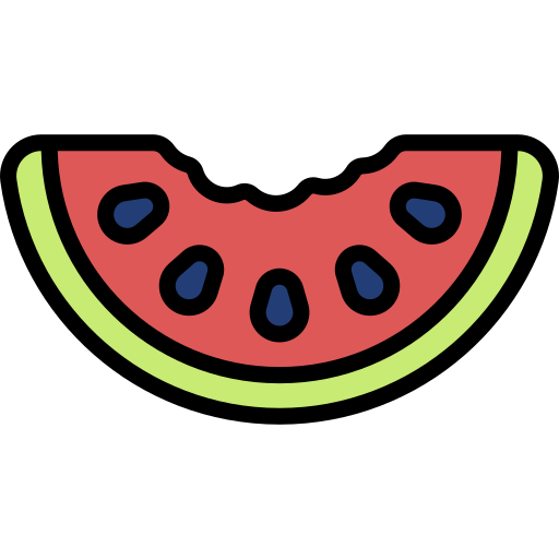 sandía icono gratis