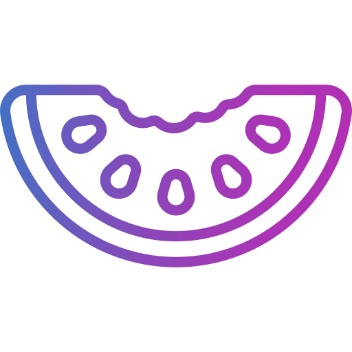 sandía icono gratis