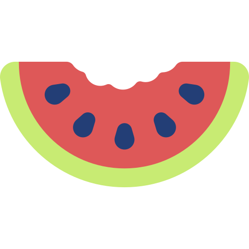 sandía icono gratis