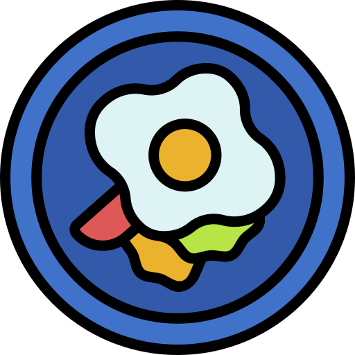 Жаренное яйцо бесплатно иконка