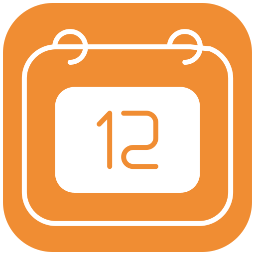 Calendar Generic color fill icon