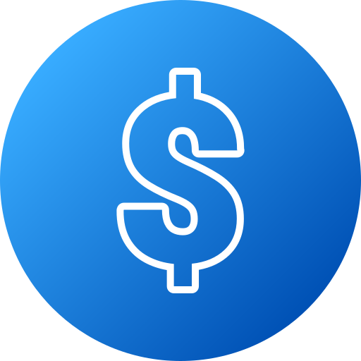 Dollar Generic Gradient Fill Icon