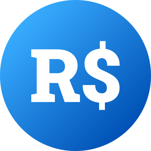 Brazilian real Generic gradient fill icon