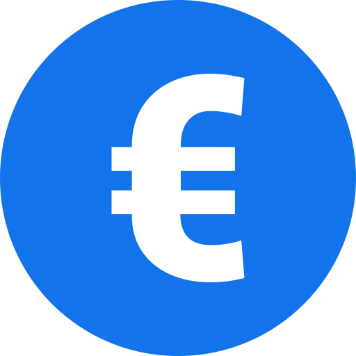 moneda euro icono gratis