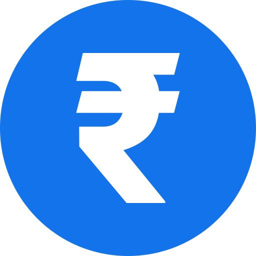 Rupee Generic color fill icon