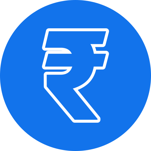 Rupee Generic color fill icon