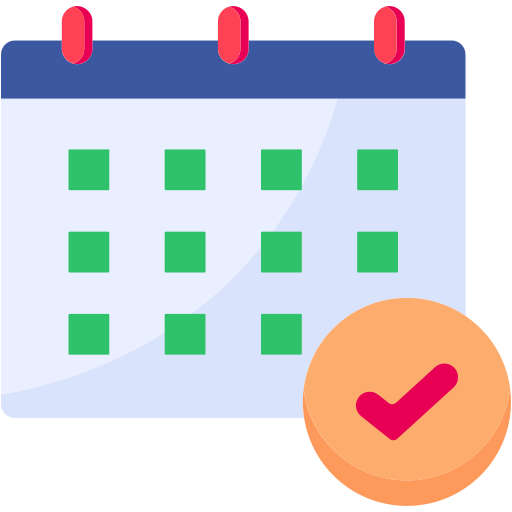 Schedule - free icon