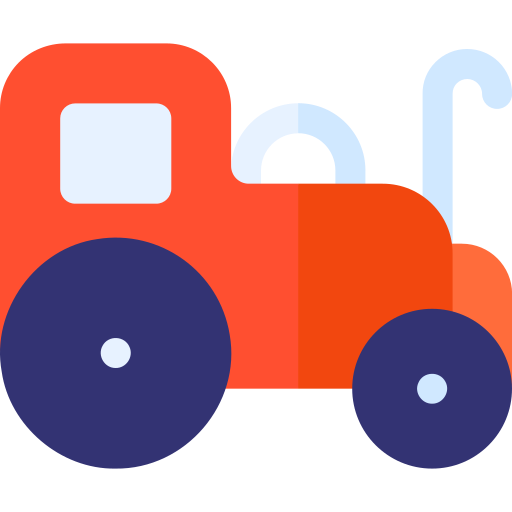 Tractor Basic Rounded Flat icon