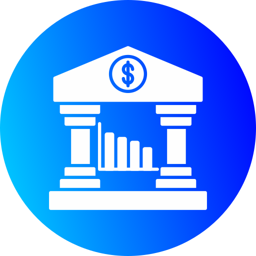 Bank Generic gradient fill icon