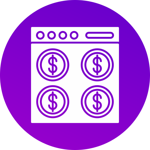 Доллары бесплатно иконка