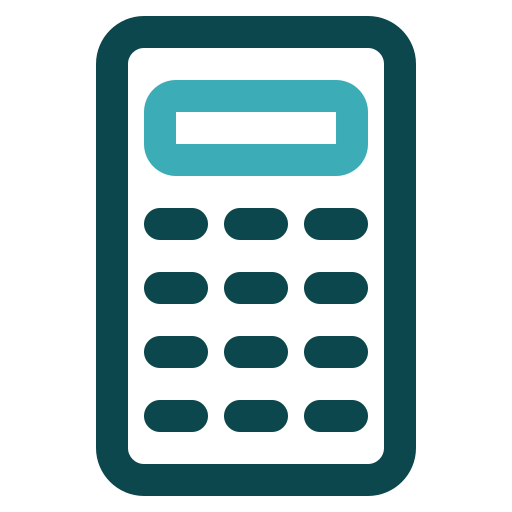 Calculator Generic color outline icon