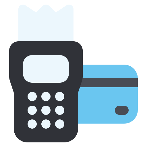 Pos terminal Generic color outline icon