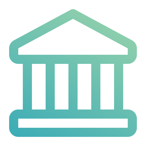 Bank Generic gradient outline icon