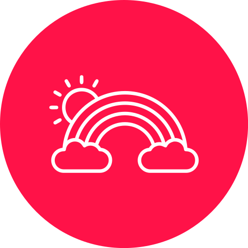 무지개 무료 아이콘