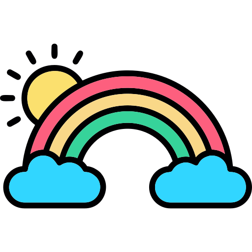 Радуга бесплатно иконка