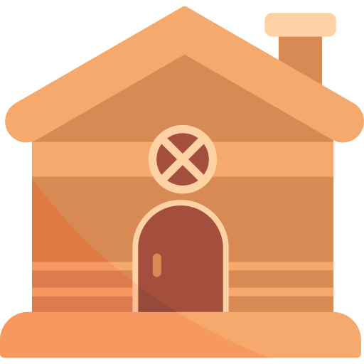 casa de jengibre icono gratis