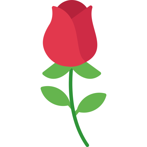 Rose Generic color fill icon