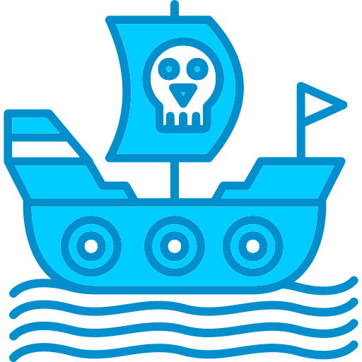 Pirate ship - Free transport icons