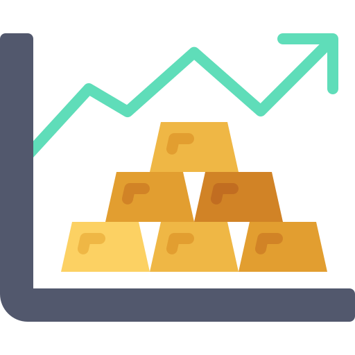 Stock market free icon Stock market free icon
